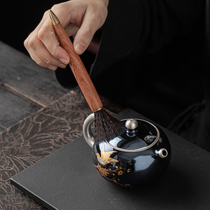 Juego de seis utensilios de madera para la ceremonia del té Oogishido con cuchara, pinzas, cepillo y cuchara para el arte del té - Product Image 3