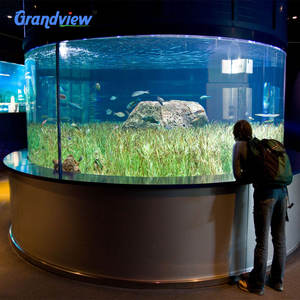 Nieuwe Ontwerp 1.5M Hoogte Acryl Aquaria Groothandel Grote Acryl Buis Cilinder Aquarium Groothandel - Product Image 1