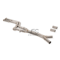 Tubo de Escape Central de Acero Inoxidable de Igual Longitud para BMW X3M F97 / X4M F98 2019-2021, Tubos de Escape Catback de Alto Rendimiento, Gran Diámetro