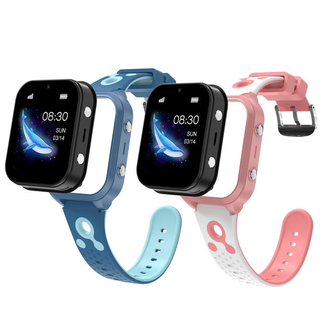 Boys Girls LT56 4G Smartwatch, SIM Supported, WiFi LBS AGPS GPS Locator, HD Video Chat Built-In Thermometer
