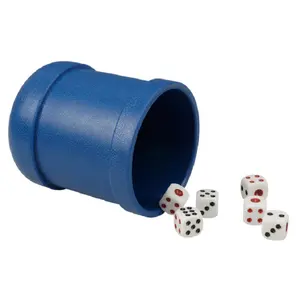 Bán buôn Hội Đồng Quản trị trò chơi thành phần biểu tượng tùy chỉnh cờ Bạc vui nhựa xúc xắc Shaker <span class=keywords><strong>cup</strong></span> - Product Image 1