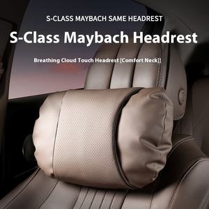 Paquete de almohada para el cuello del coche, almohada suave para reposacabezas de coche para conducir con correa ajustable, espuma viscoelástica y funda extraíble transpirable - Product Image 6