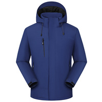 Blouson Bomber Personnalisé pour Uniforme de Travail, Imprimé Logo, Vêtement d'Hiver Monopièce, Imperméable, Coupe-Vent, Chaud, Streetwear Homme