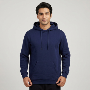 Sudadera con Capucha Unisex de Alta Calidad, de Felpa y Algodón, con Estampado Completo en Relieve, Personalizada con Pedrería, con Cierre Completo - Product Image 1