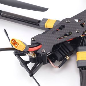Dron FPV profesional de carreras con motor sin escobillas de fibra de carbono de 10 pulgadas, carga útil de 4 kg, largo alcance de 10 km, control remoto VTX. - Product Image 4