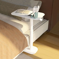 Bureau debout ergonomique moderne et écologique avec plateau métallique, réglable en hauteur par vérin pneumatique, pour lit, canapé ou table à manger, facile à assembler