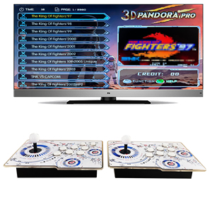 Console de jeu vidéo rétro à pièces, 2 joueurs, en métal et acrylique, version 29800, joystick, boîte <span class=keywords><strong>Pandora</strong></span> E-Sports, vente chaude - Product Image 1