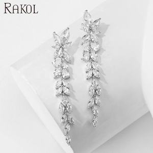 Rakol Ep2605 Groothandel Cz Oorbellen <span class=keywords><strong>2025</strong></span> Nieuwste Ontwerp Zirkonia Oorbellen Feestsieraden Voor Dames Nieuwjaar - Product Image 5