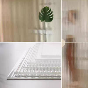 أبواب خزائن من الزجاج المقسى فائق الوضوح بنمط مضلع 6 مم - Product Image 6