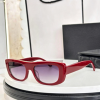 Lunettes de soleil vintage au design unique, charnière de luxe, protection UV400, monture intégrale carrée, colorées, pour femmes et hommes
