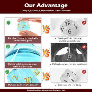 Набор многогранных кубиков DND из 7 новых фигурных разноцветных кубиков с гравировкой из кристалла K9, прозрачных, темно-синих, <span class=keywords><strong>2025</strong></span> год - Product Image 4