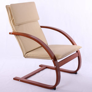 Sedia Relax <span class=keywords><strong>in</strong></span> Legno Massello Nordico, Poltrona per Adulti, Sedia per Donne <span class=keywords><strong>in</strong></span> Gravidanza, Sdraio da Balcone - Product Image 4
