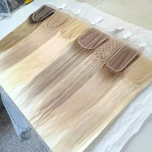 Sistema de Integração de Cabelo Humano Cru de Alta Densidade 5x5 5x6 6x6 com Fechamento de Renda HD para Mulheres Brancas - Product Image 2