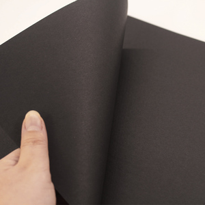Papel Negro Premium para Manualidades, <span class=keywords><strong>Cartulina</strong></span> Negra Gruesa <span class=keywords><strong>A3</strong></span> A4 300gsm, Doble Cara Sin Recubrimiento, Impresión Láser, Cartón Negro para Manualidades al por Mayor - Product Image 3