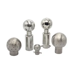 Gıda sınıfı paslanmaz çelik SS304 SS316L sabit sprey topu döner temizleme topu süt tankı için - Product Image 1
