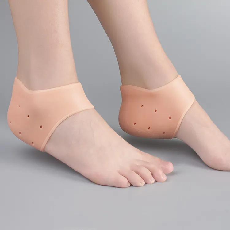 Бесплатный образец, Лидер продаж на Amazon, гелевые средства по уходу за ногами, силиконовые защитные носки для ног, гелевые носки insosle с защитой от трещин
