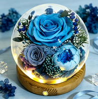 Langdurig houdbare, echte gedroogde bloemen in een unieke cadeauverpakking |   Handgemaakt, 3-5 jaar geschikt voor levering, voor elke gelegenheid, binnen.