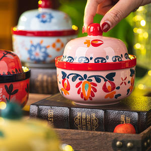 Olla de Barro con Tapa Estilo Americano, Apta para Lavavajillas, 0.4 kg, para Uso Doméstico y para Cocinar <span class=keywords><strong>Huevos</strong></span> al Vapor - Product Image 6