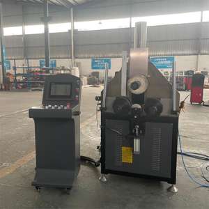 Máquina dobladora automática de rodillos de 25t para puertas y ventanas de tubo de acero inoxidable al carbono con perfil de aluminio de 3 ejes - Product Image 4