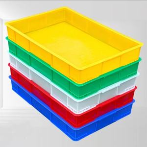 Endüstriyel taşınabilir plastik sandık enjeksiyon kalıplı ev ofis ve depo depolama için istiflenebilir kutu yedek parça ile geri dönüştürülebilir - Product Image 1