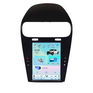 HFMidia Autoradio 9,7 pouces avec écran vertical, lecteur multimédia vidéo Bluetooth pour Dodge Journey 2015-2020, CarPlay sans fil, lecteurs auto - Product Image 1