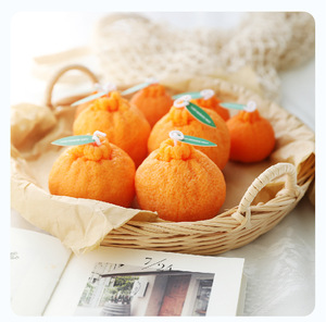 Vela Aromática Creativa DIY con Aroma a Naranja, Tamaño Grande, Adorno Decorativo de Escritorio, Venta al por Mayor de Fábrica, En Stock - Product Image 2