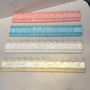 Nuevo Estilo, Regla de Mahjong de Acrílico de 20 Pulgadas con Diseño de Concha de 4 mm, Organizador de Cartas, Empujador y Soporte para Cartas - Product Image 1