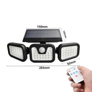 ملحقات عاكس الضوء ، ABS IP65 مقاومة للماء في الهواء الطلق 74 LED ، شمسي للحديقة - Product Image 5