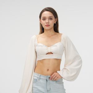 Jeans évasés brodés personnalisés de haute qualité pour femmes, en denim extensible lavable à motif floral, style décontracté, vente en gros, personnalisable - Product Image 5