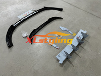 XLstyling ABS lèvre de pare-chocs avant diffuseur arrière extension becquet noir brillant aero kits pour Vw Volkswagen Golf 8 MK8