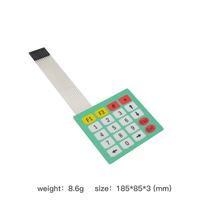 Clavier numérique à membrane à matrice personnalisée 3*4 4*5, électronique intelligente, commutateur numérique coloré, montage standard à usage général