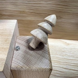 14x20 magneti fatti a mano in legno di faggio naturale maiale giocattolo sicuro per i regali per bambini decorazione Desktop Stress relax relax decorazione in legno - Product Image 4