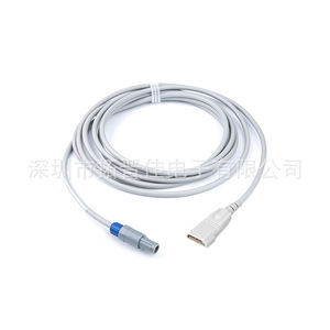 ชุดสายเคเบิลเซ็นเซอร์วัดความดันทางการแพทย์ TogeeKa แบบ 4 พิน ช่องเสียบคู่ สำหรับ Jinjiang Electronics BD Edwards UTA - Product Image 3