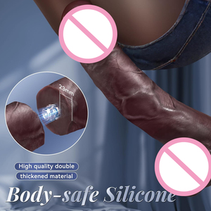 여성 액체 실리콘 거대한 딜도 금형 성인 섹스 토이 난방 스윙 추진 현실적인 큰 딜도 진동기 여자 남자 - Product Image 5