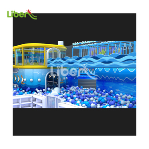 Parc d'attractions intérieur sur le thème de l'océan, équipement de terrain de jeux intérieur personnalisé avec une grande fosse à balles pour enfants - Product Image 3