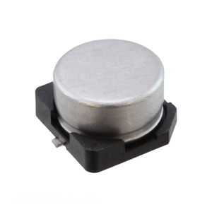 Condensateur SMD 33 µF 20 % 16 V, montage en surface, canal fabricant, UZE1C330MCL1GB, CAP ALUM 33UF 20% 16V - Product Image 1