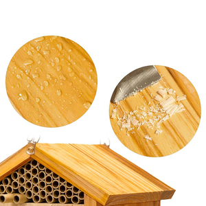 ขี้ผึ้งเคลือบเมสันผึ้งไฮฟ์ไม้แมลงโรงแรมช่างไม้ผึ้งบ้านเมสันผึ้งบ้าน - Product Image 3