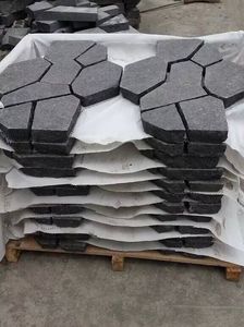 Đá <span class=keywords><strong>Granite</strong></span> Đen g684 Ngọc Trai Đen <span class=keywords><strong>basalt</strong></span> paver tấm gạch đối phó bước đá trong flamed chống trượt kết thúc - Product Image 5