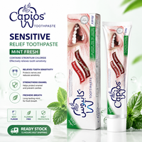 Dentifrice Apaisant Anti-Sensibilité au Chlorure de Strontium, Blanchissant, Sans Fluorure, Menthe Fraîche 110g, En Stock, OEM
