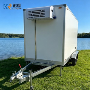 Petite <span class=keywords><strong>remorque</strong></span> frigorifique fermée à attacher, chariot réfrigéré pour la livraison de produits frais - Product Image 5