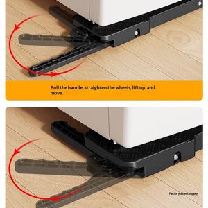 <span class=keywords><strong>Support</strong></span> de base réglable en hauteur pour machine à laver, mobile, antidérapant, antichoc, en plastique, avec <span class=keywords><strong>roulettes</strong></span> pour <span class=keywords><strong>réfrigérateur</strong></span> à chargement par le haut - Product Image 3