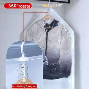 <span class=keywords><strong>Sacchetti</strong></span> di stoccaggio sottovuoto trasparenti per abbigliamento <span class=keywords><strong>salvaspazio</strong></span> portaoggetti con funzioni di sicurezza per giacche e abiti - Product Image 3