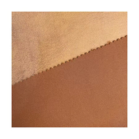 Fabricant en gros Textiles de maison doux Tissu en fibre d'habillement avec 95% polyester 5% Spandex Tissu en daim de plongée de couleur bronze