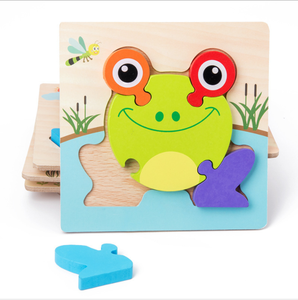 <span class=keywords><strong>Puzzle</strong></span> wooden <span class=keywords><strong>puzzle</strong></span> toy early education children's cognitive wooden 3d three-dimensional building blocks - Product Image 2