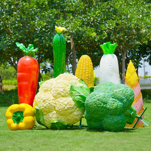Esculturas de Fibra de Vidrio de Frutas y Verduras de Simulación para Jardín Exterior, Modelo de Fresa y Cereza para Tienda de Frutas, Adornos Decorativos - Product Image 2