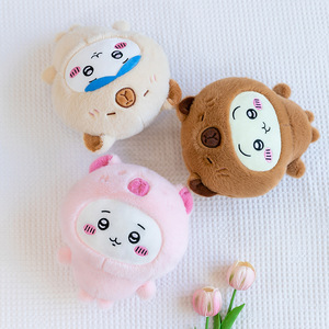 Llavero de peluche de capibara Chiikawa Jiyikawa al por mayor, <span class=keywords><strong>Hachi</strong></span> se transforma en una muñeca capibara para regalar a tu novia - Product Image 4