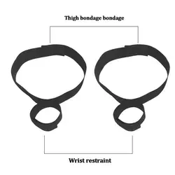 Équipement de bondage BDSM, attaches pour les mains et les <span class=keywords><strong>pieds</strong></span>, menottes en nylon, jouets sexuels, jeux pour couples esclaves adultes, produits sexuels pour couples - Product Image 5
