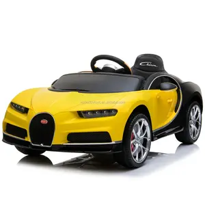 VIP Buddy con licenza per bambini Ride-on Baby Cars Bugatti Chiron 12V alimentato a batteria per bambini giro elettrico su auto Bugatti
