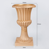Colonnes romaines de mariage en plastique PP, légères, imperméables, guides de chemin, pots de fleurs de style européen, pièces décoratives