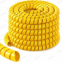Protector de Cables en Espiral de PP Ignífugo, Envoltura de Alambre en Espiral Aislada, Resistente al Fuego para Cableado de Equipos de Gabinetes Eléctricos
